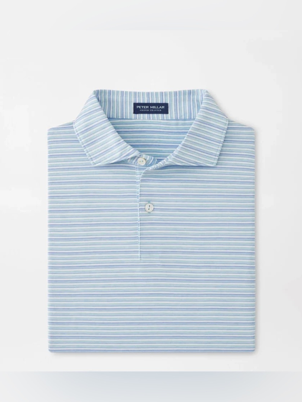 Peter Millar Cadence Performance Jersey Polo Blue Spruce Size XL NWT